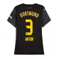 Dres Borussia Dortmund Waldemar Anton #3 Preč pre Ženy 2024-25 Krátky Rukáv